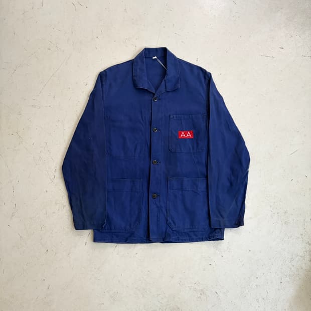 70s-80s OG 빈티지 프렌치 워크 자켓 L