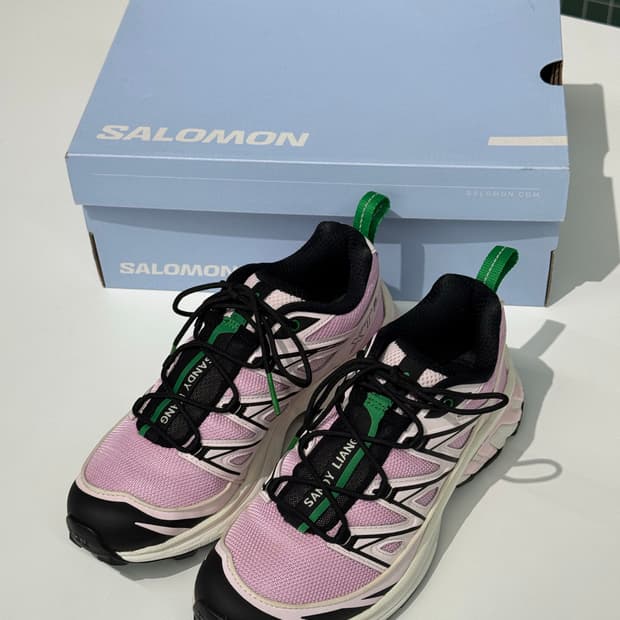 살로몬 X 샌디리앙 XT-6 익스펜스 크래들 핑크