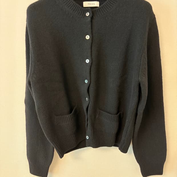 페세스 울 포켓 가디건