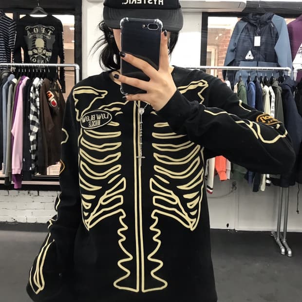 밴슨 레더 로우블로우 본 롱슬리브 