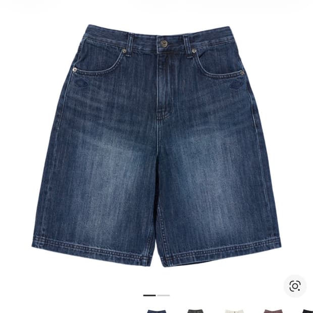 미스치프 데님 버뮤다 팬츠 인디고