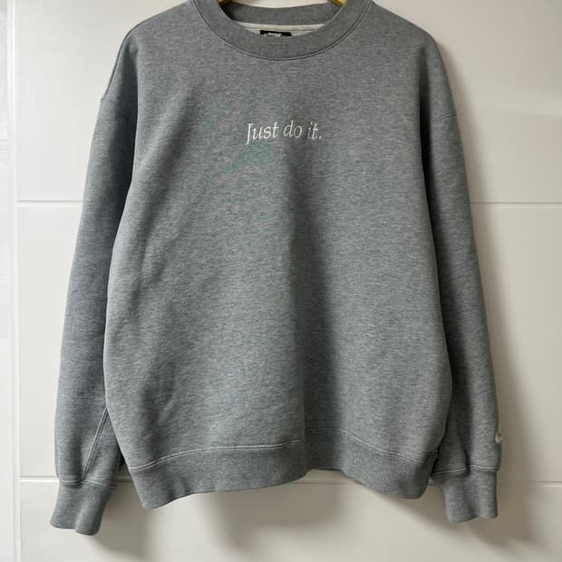 나이키 맨투맨 기모