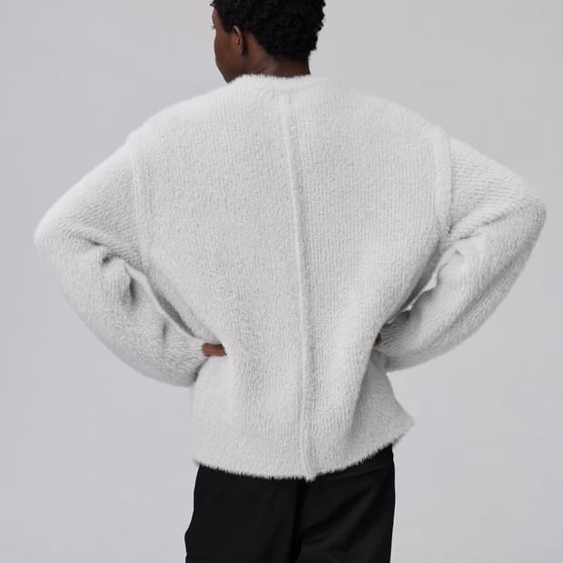 [XXL] 25 신상 GU 언더커버 UG 샤기 크루넥 니트 그레이