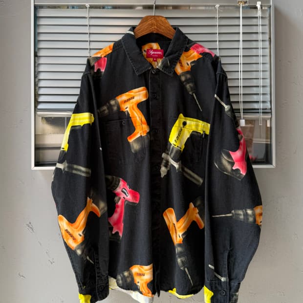 SUPREME 19SS drills shirt