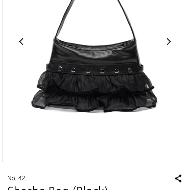 앙뜨시엔느 샤샤백 블랙