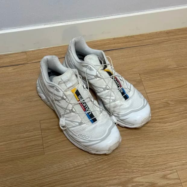 살로몬 xt-6 화이트 280