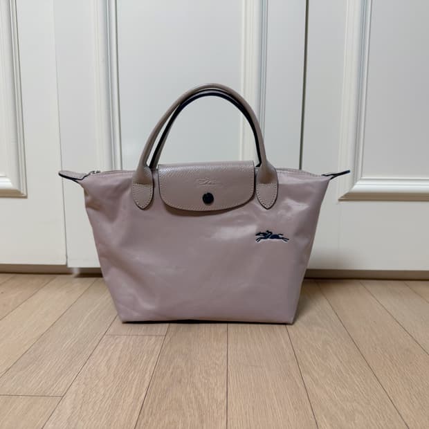 롱샴 토트백 베이지핑크