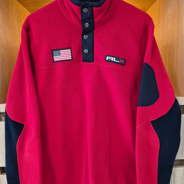 [RLX] Ralph Lauren Fleece Snap Pull-Over