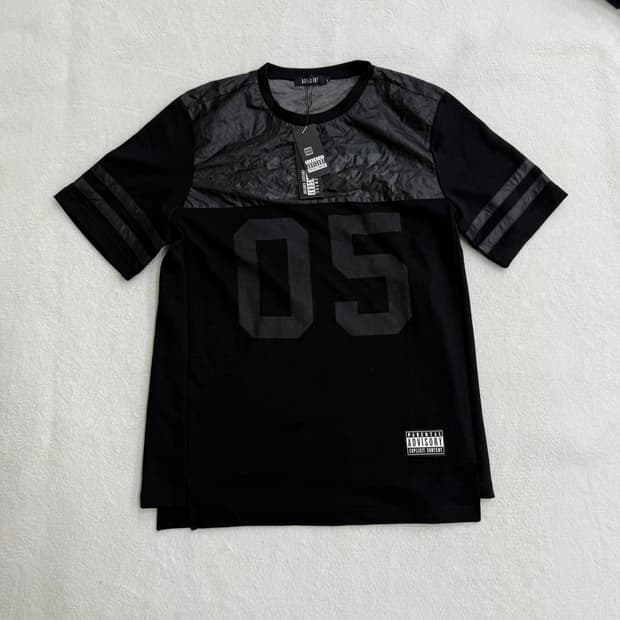 L 새상품 어드바이저리 풋볼 반팔 져지 0317T