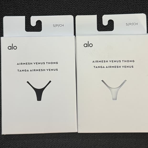 알로 요가 에어 메쉬 비너스 통 화이트, 블랙