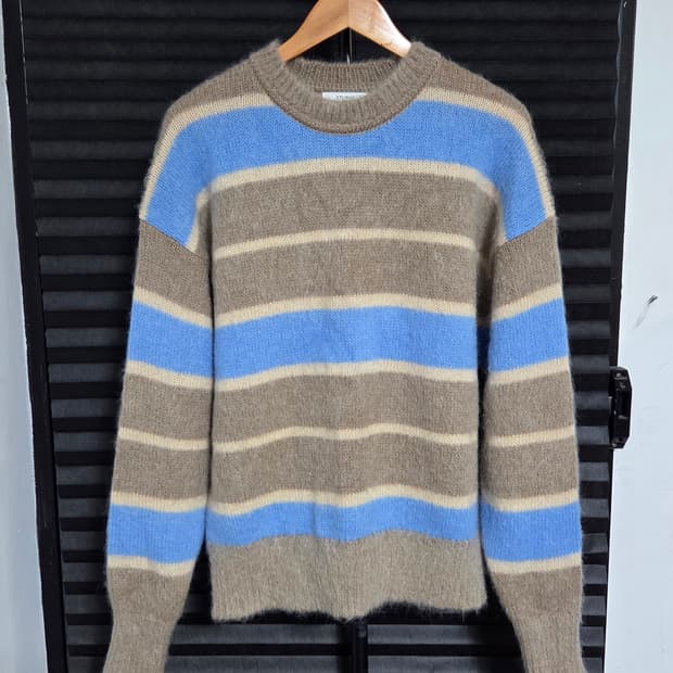 [스튜디오 톰보이] 모헤어 컬러블럭 풀오버 니트 | 00194