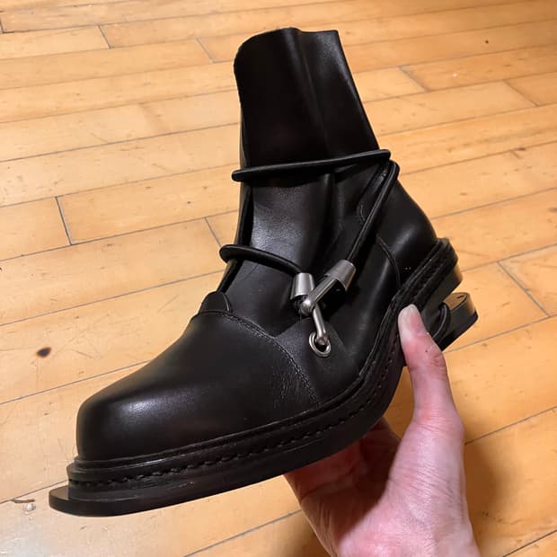 bikkembergs 비캠버그 번지스트링 메탈 힐 컴벳 부츠42(270)