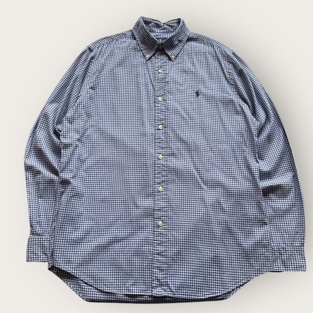 신형 폴로 깅엄 체크 셔츠 남방