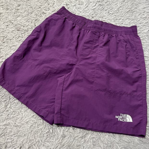 노스페이스 퍼플 우븐 반바지