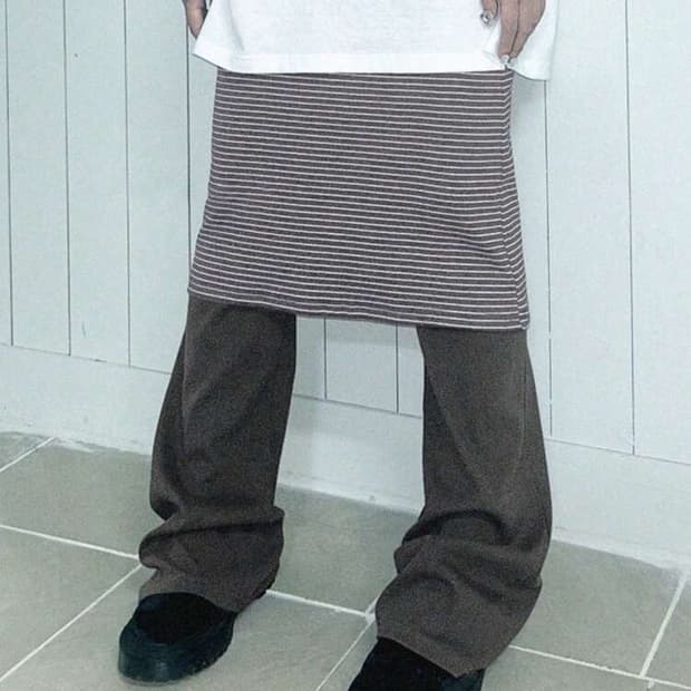 레이어드 스커트 치마팬츠 빈티지더콜디스트샵페어리미스치프닥터마틴아디다스