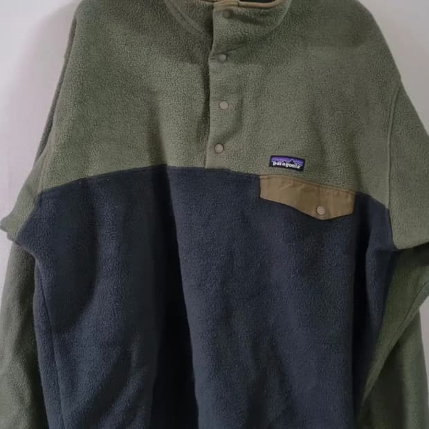 파타고니아 신칠라 투톤그린 L