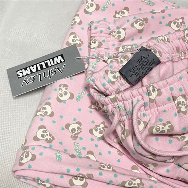 [S]애슐리 윌리엄스 26ss 판다 팬츠/핑크