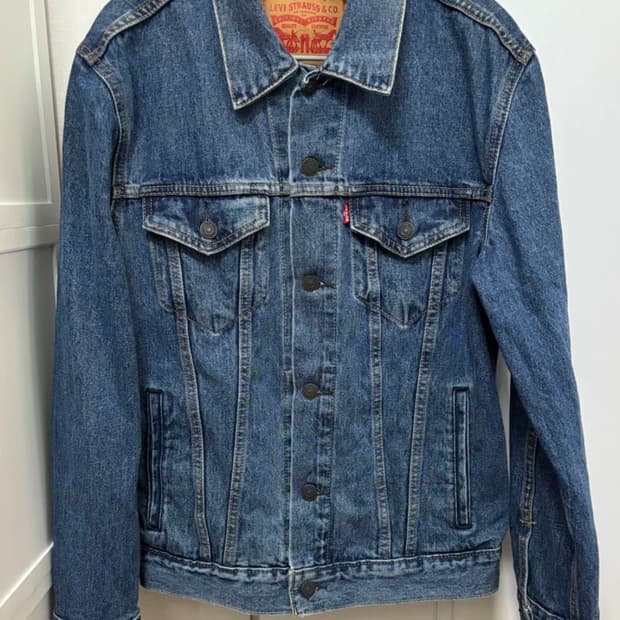 리바이스 데님 청자켓 S