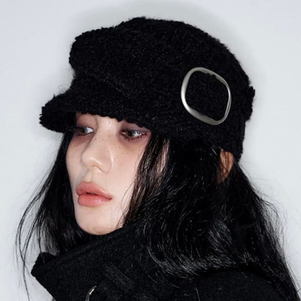 notknowing Buckle Bellboy Cap