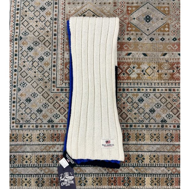 폴로 진스 배색 머플러 #csz3036