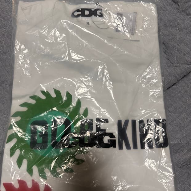 CDG x CPFM Go Be Kind Grow 반팔티