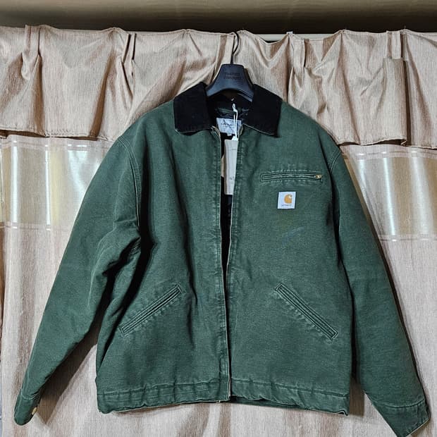 칼하트 WIP OG 디트로이트 자켓 올리브/블랙