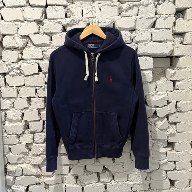 폴로 래드포니 네이비 헤비후드집업
