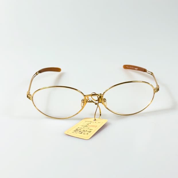 90s STATE 골드 메탈 오벌 프레임 빈티지 안경