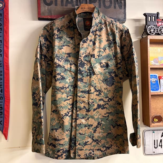 미해병대 오리지널 USMC MARPAT 전투복 상의 S-R
