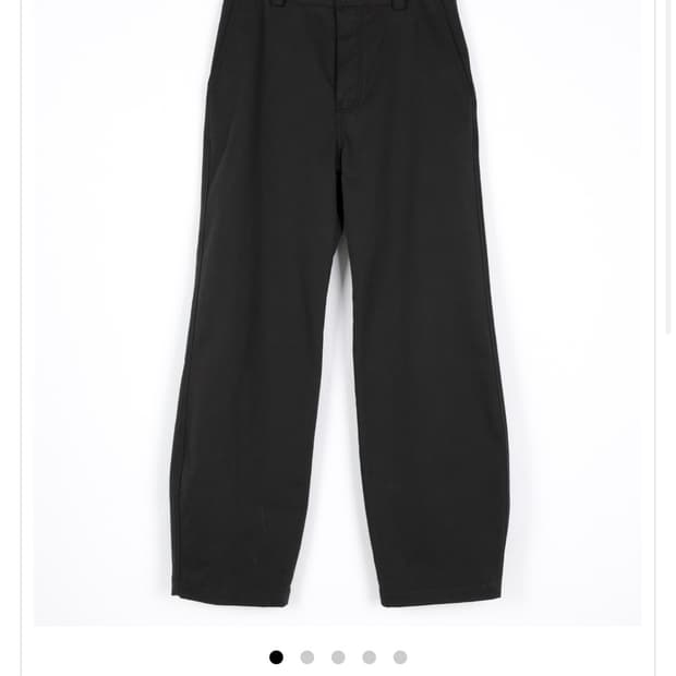 큐레이티드 퍼레이드 ideal chino pants black 48