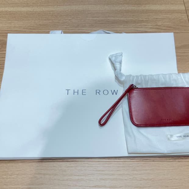 The row 카드지갑 레드