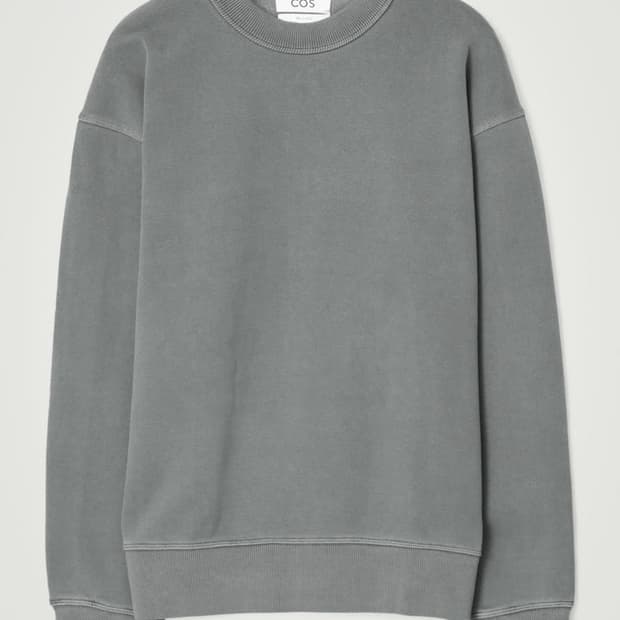 COS 릴렉스드 코튼 스웻셔츠 L판매