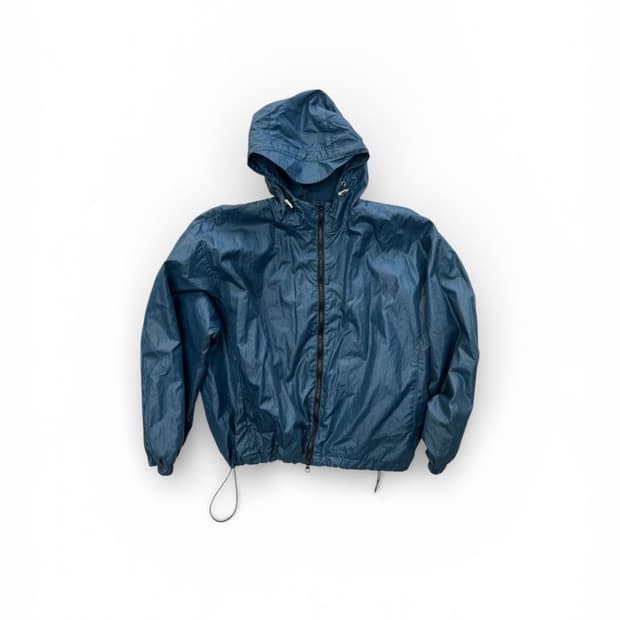 힙무드 스트릿 캐주얼 블루 바람막이