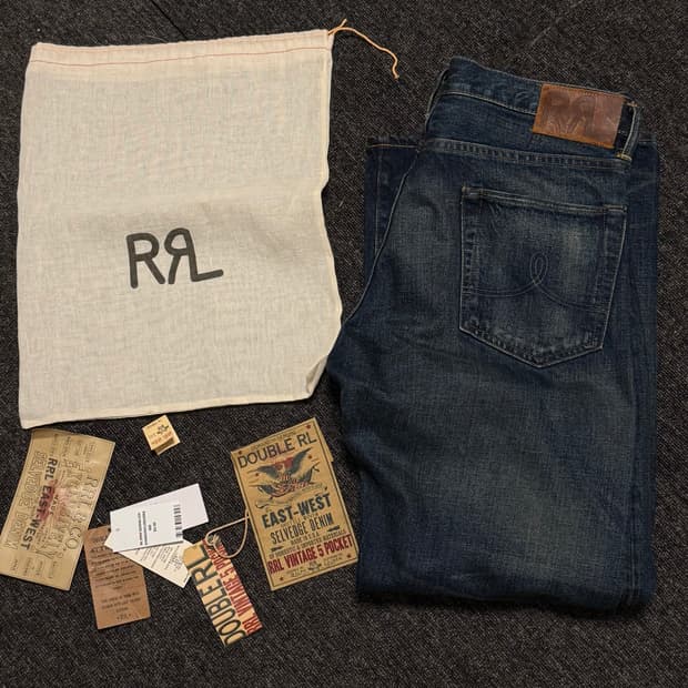 [30] RRL 더블알엘 빈티지 파이브포켓 기빈스진