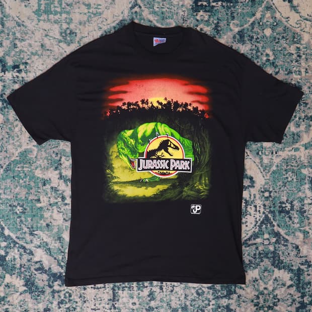 VTG 빈티지 90S  쥬라기 공원 영화 프로모션 반팔티셔츠 XL