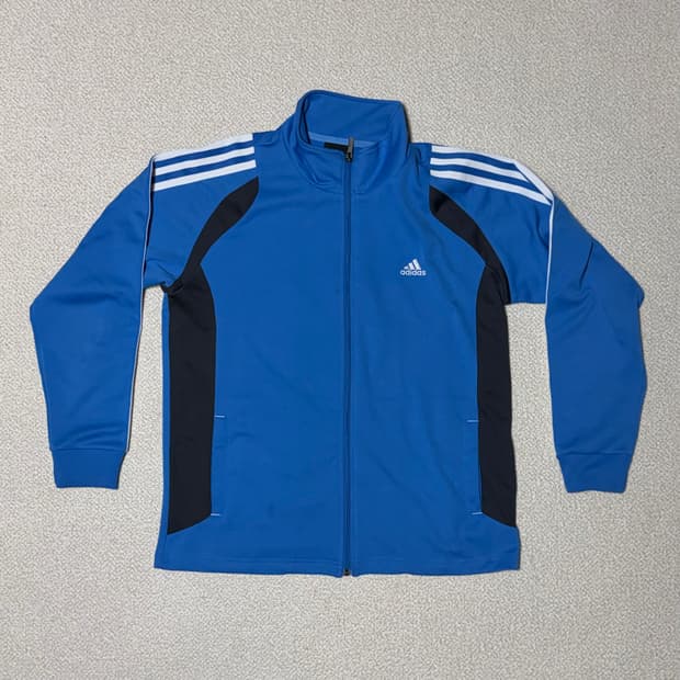 아디다스 M 하늘색 져지