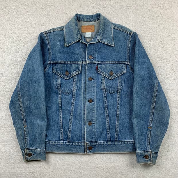 80's made in usa 리바이스 70506 0217 데님 자켓