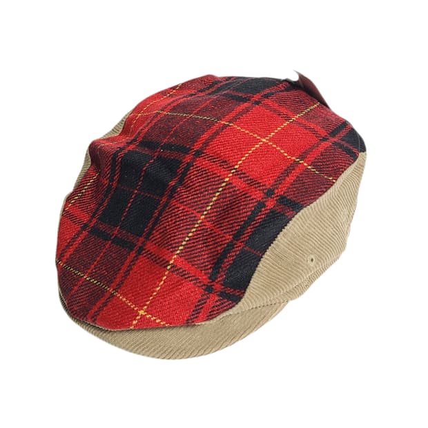 Levi's) 데드스탁 리바이스 체크 코듀로이 믹스 헌팅캡