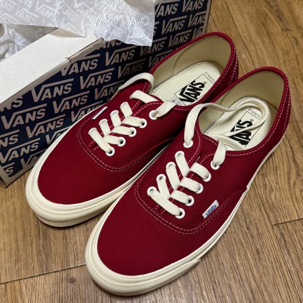 반스 볼트 어센틱 칠리페퍼 구형 275 새상품