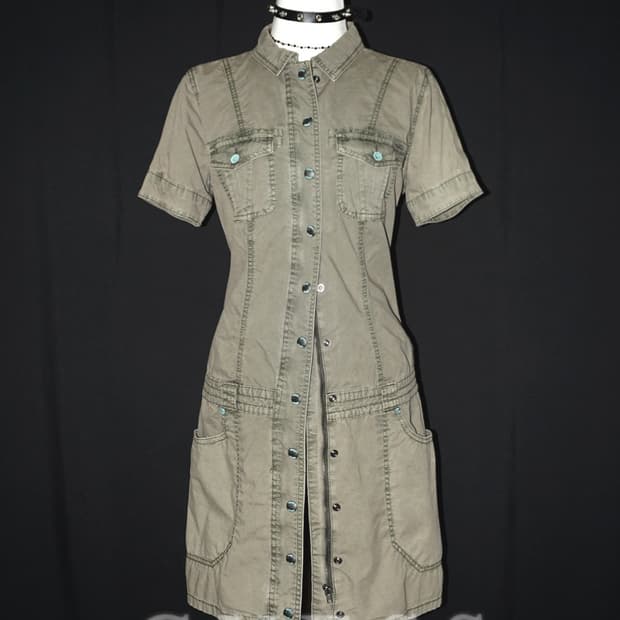 (guess) y2k vintage military jacket 