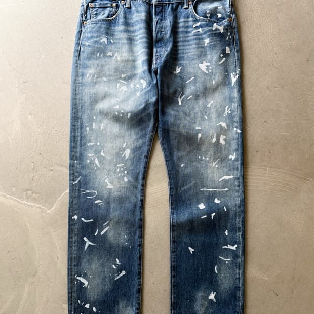 Levi’s 501 Wash Paint Denim Pants 