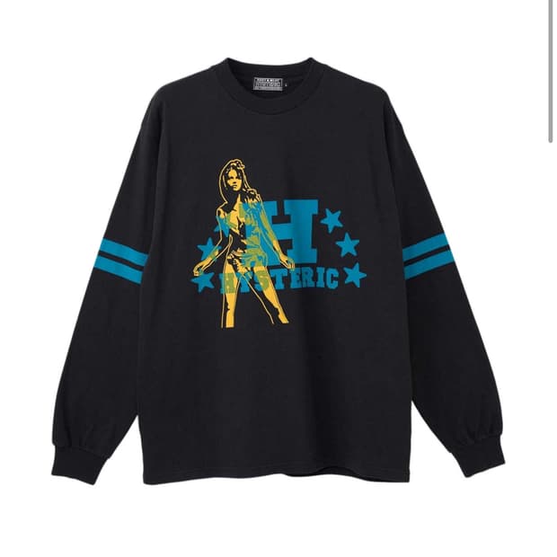 히스테릭글래머 H스타 티셔츠 긴소매 티셔츠