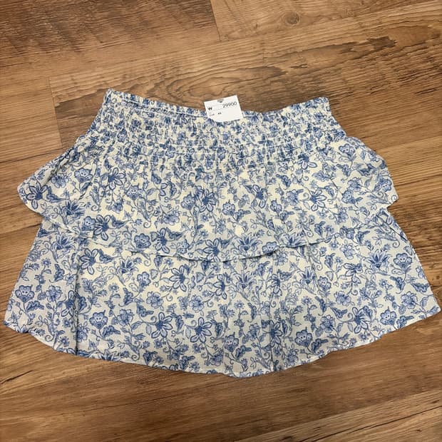 에이치엔엠 플로럴 캉캉 스커트