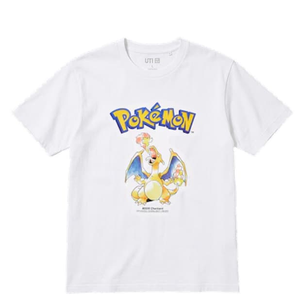 [L] 유니클로 포켓몬 리자몽 티셔츠 새상품