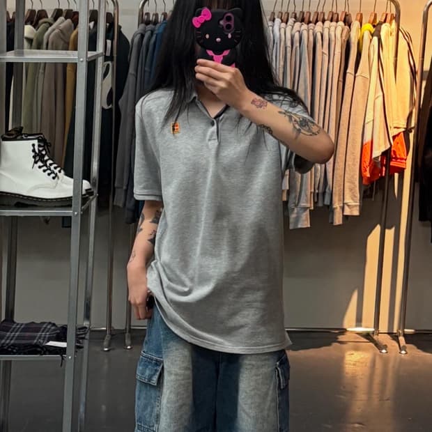 나이키 테니스로고 미니멀 카라티 A1421
