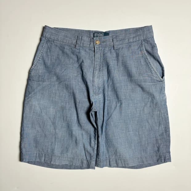 폴로 랄프로렌 00's 샴브레이 반바지 R1382