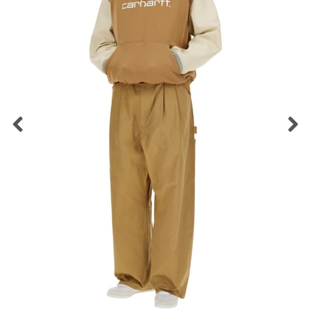 칼하트 준야 와타나베 와이드핏 카펜터 팬츠