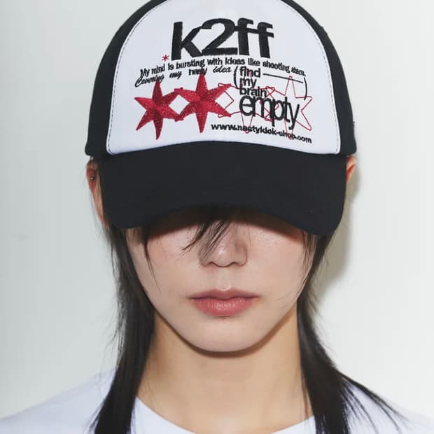 네스티킥 k2ff 엠프티 볼캡 모자
