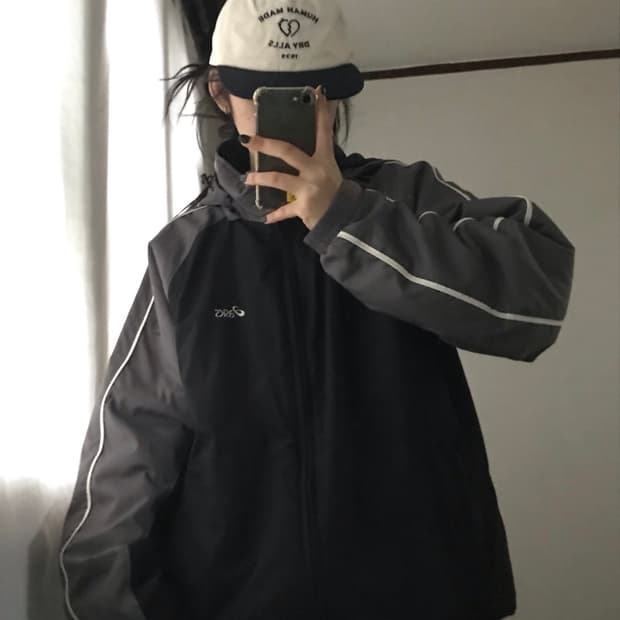 아식스 나그랑 후드 누빔패딩