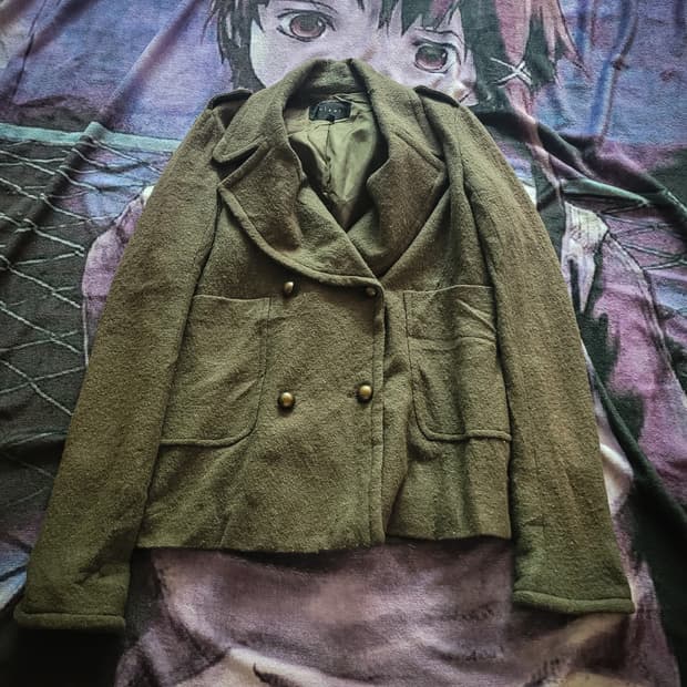 Clear wool double Jacket